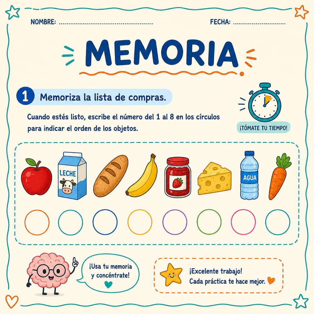 Página interior del bloque de Memoria
